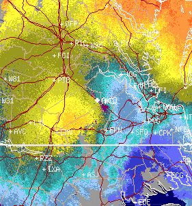 NEXRAD Level-II radar image [KAKQ REFLECTIVITY]