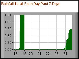 Hourly Rain Graph